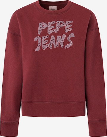 Pepe Jeans Sweatshirt 'BAILEY' in Rood: voorkant