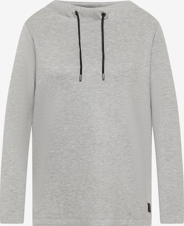 CECIL Sweatshirt 'Piquée' in Grey: front