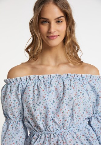 MYMO Blouse in Blauw