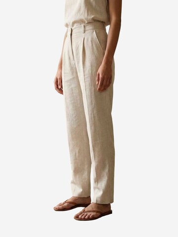 Regular Pantalon à pince 'Hose' My fashion en blanc