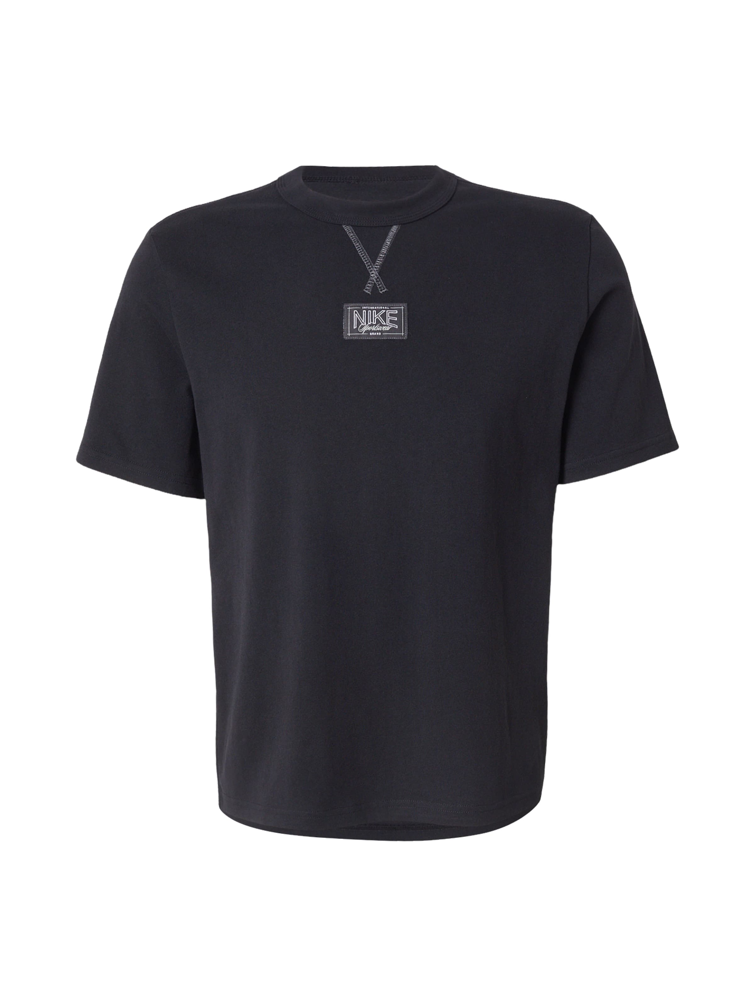 Nike Sportswear Футболка в Черный: спереди