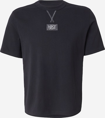 Nike Sportswear Тениска в черно: отпред