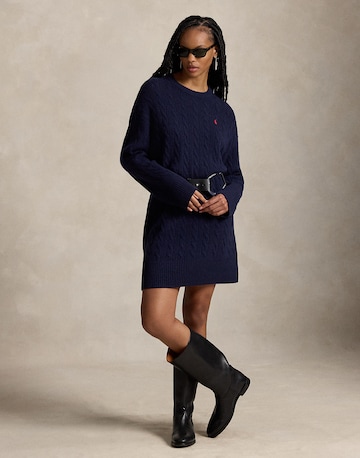 Rochie tricotat de la Polo Ralph Lauren pe albastru