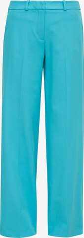 COMMA Wide leg Pleated Pants in Blue: front