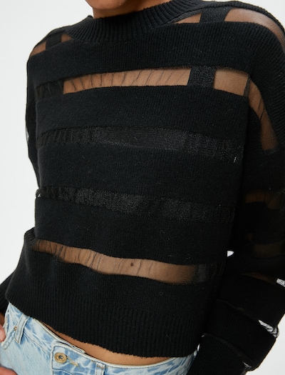 Koton Pullover in schwarz, Produktansicht