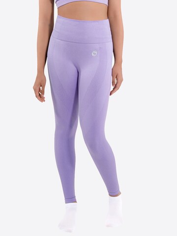 Skinny Pantalon de sport Stark Soul en violet : devant