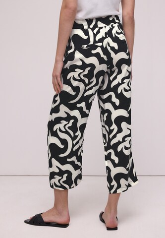 STREET ONE Loosefit Hose in Schwarz
