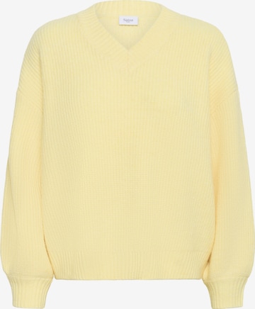 SAINT TROPEZ Sweater 'OttolineSZ' in Yellow: front
