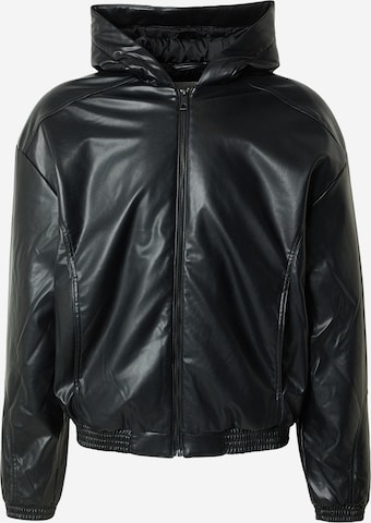 juoda HOLLISTER Demisezoninė striukė: priekis