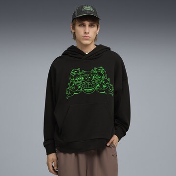 PUMA Sweatshirt 'Puma x Ripndip' in Black: front