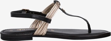 TAMARIS Flip-Flops i svart