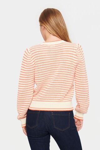 SAINT TROPEZ Cardigan 'Delice' i beige