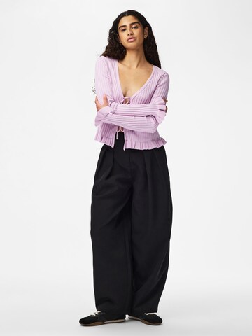 PIECES Gebreid vest 'PCRagnhild' in Lila