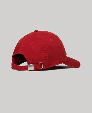 Casquette Superdry en rouge