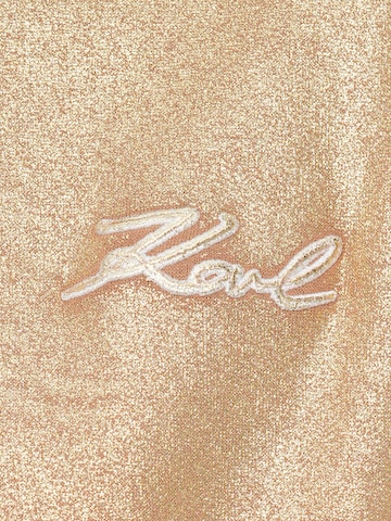 Karl Lagerfeld Sweat jacket in Gold