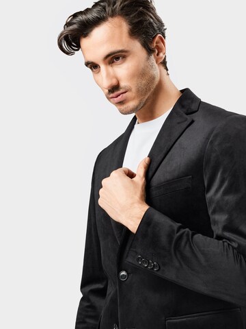 Coupe regular Veste de costume 'George' Matinique en noir