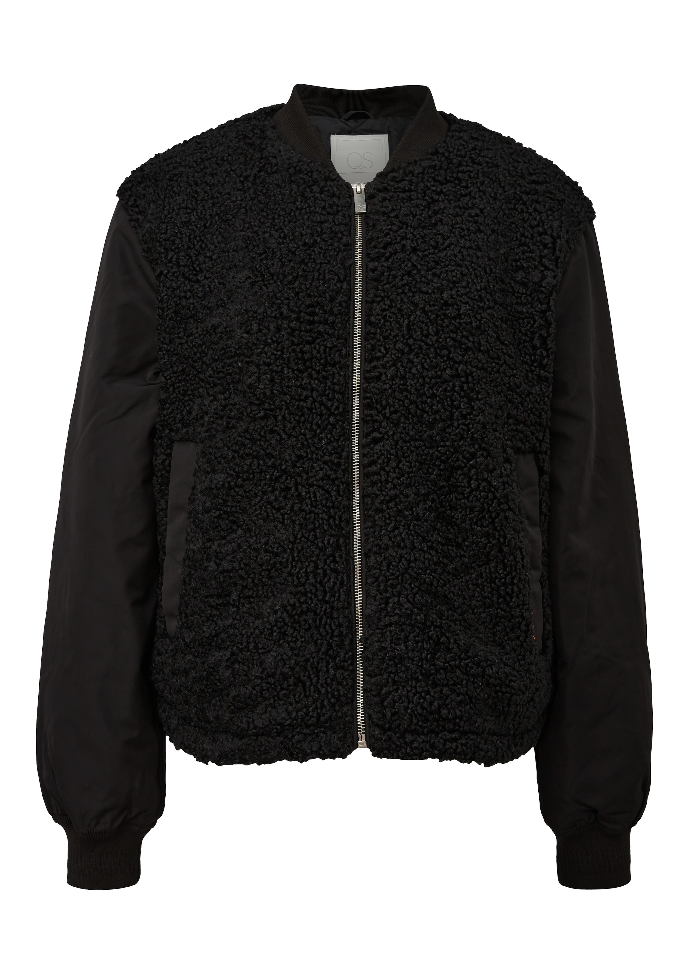 Veste mi-saison QS en noir : devant