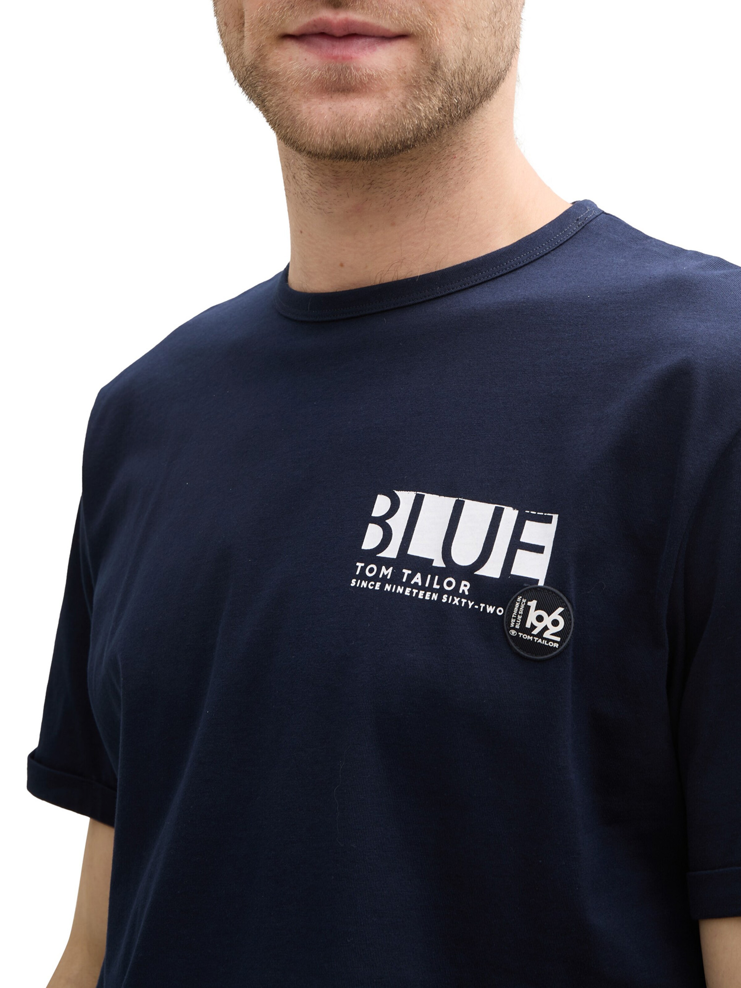 TOM TAILOR Tričko - Modrá