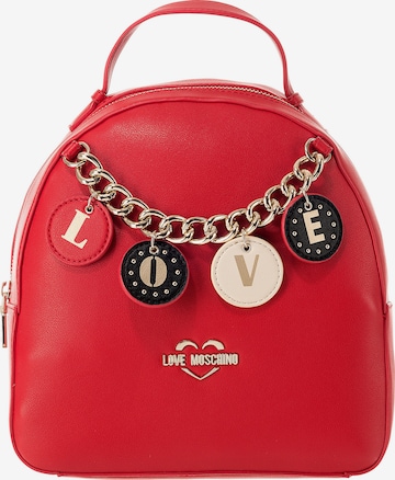 Love Moschino Backpack in Red: front