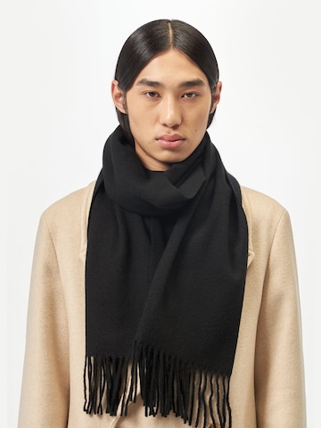 Sciarpa 'Unisex Cashmere Fringed Scarf' di GOBI Cashmere in nero