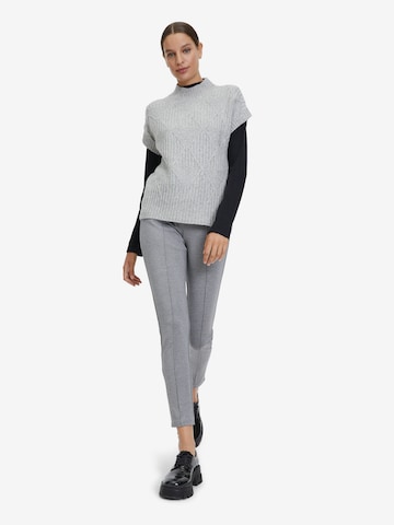 Cartoon Pullover in Grau