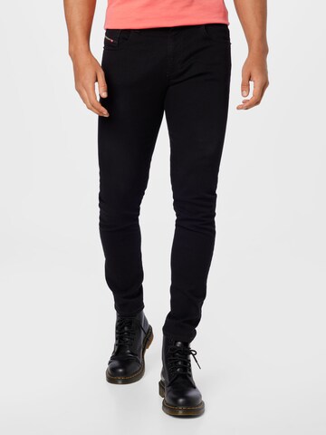 Skinny Jean 'D-STRUKT' DIESEL en noir : devant