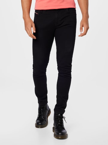 DIESEL Skinny Jeans 'D-STRUKT' i svart: forside