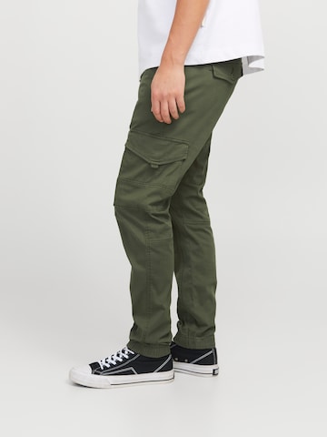 JACK & JONES Tapered Hose 'JJIPaul JJFlake' in Grün