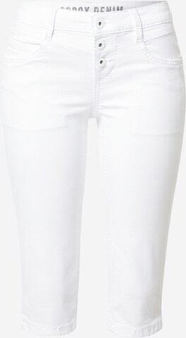 Soccx Slimfit Jeans 'Ly:ia' in Wit: voorkant