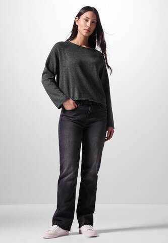 Street One Studio Rundhals-Pullover in Grau