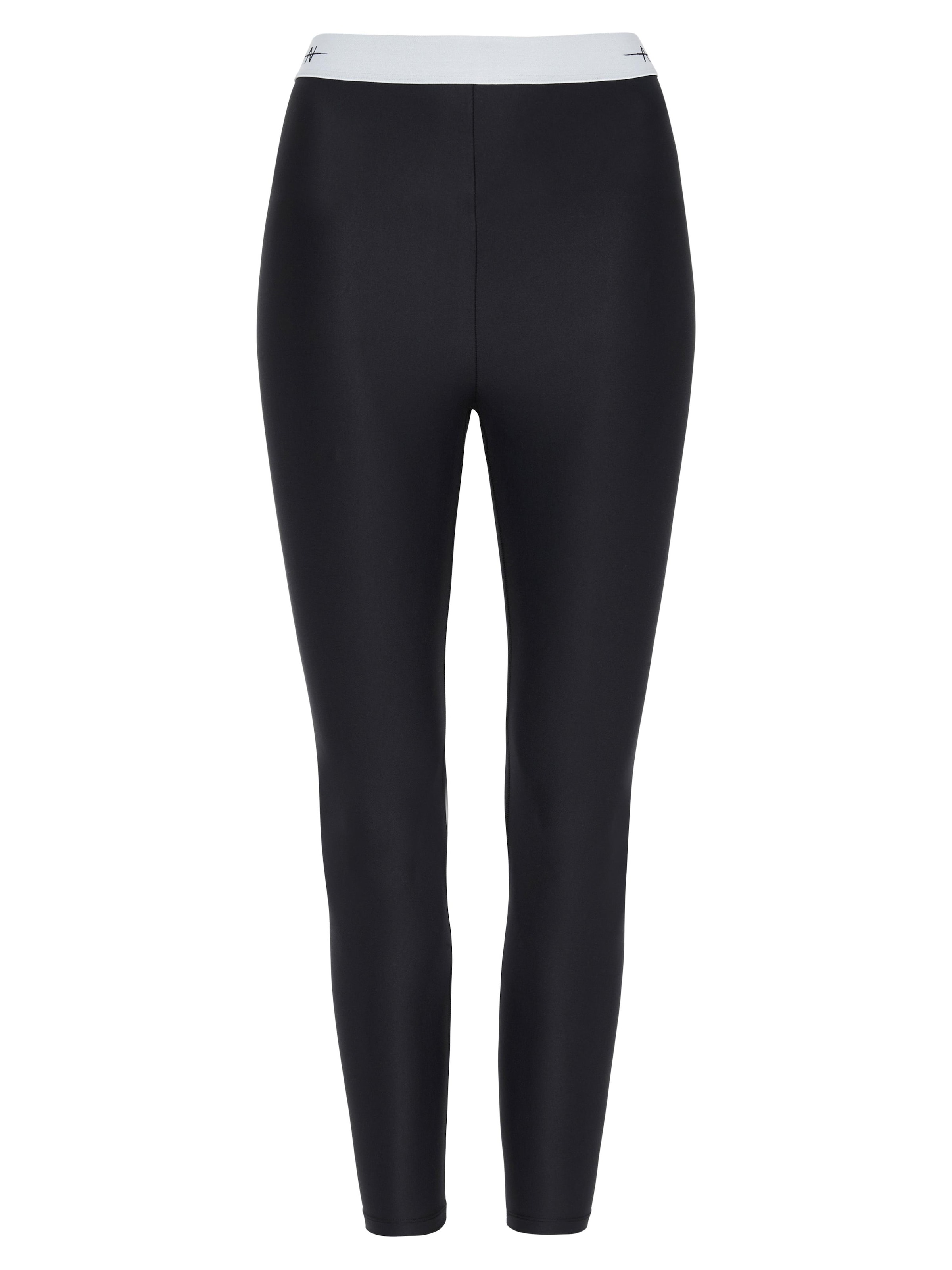 Horizon Athletic Skinny Workout Pants 'Saleina' in Black: front