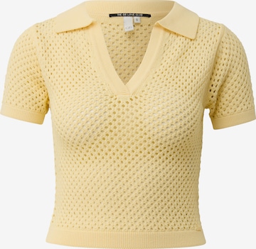QS Pullover in Gelb: Vorderseite