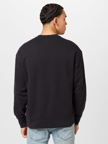 LEVI'S ® Sweatshirt 'Relaxd Graphic Crew' i svart