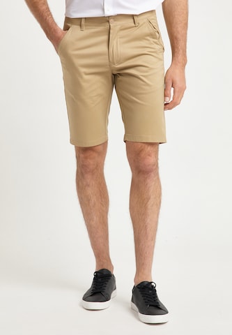 Regular Pantalon DreiMaster Klassik en beige : devant