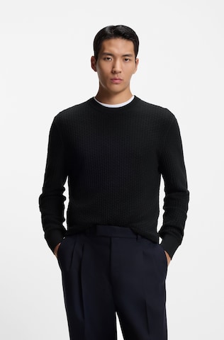 BOSS Pullover 'Imberto' in Schwarz: Vorderseite
