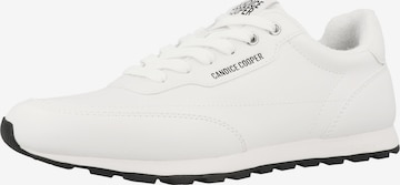 Baskets basses 'Plume' Candice Cooper en blanc : devant