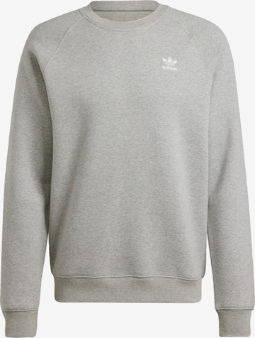 ADIDAS ORIGINALS Sweatshirt 'Trefoil Essentials ' in Grau: predná strana