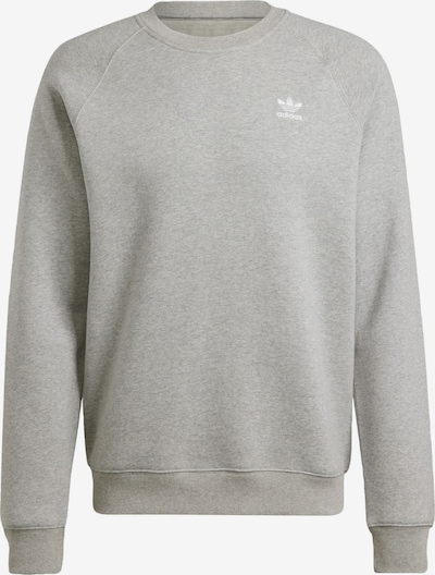 ADIDAS ORIGINALS Sportisks džemperis 'Trefoil Essentials ', krāsa - raibi pelēks / balts, Preces skats