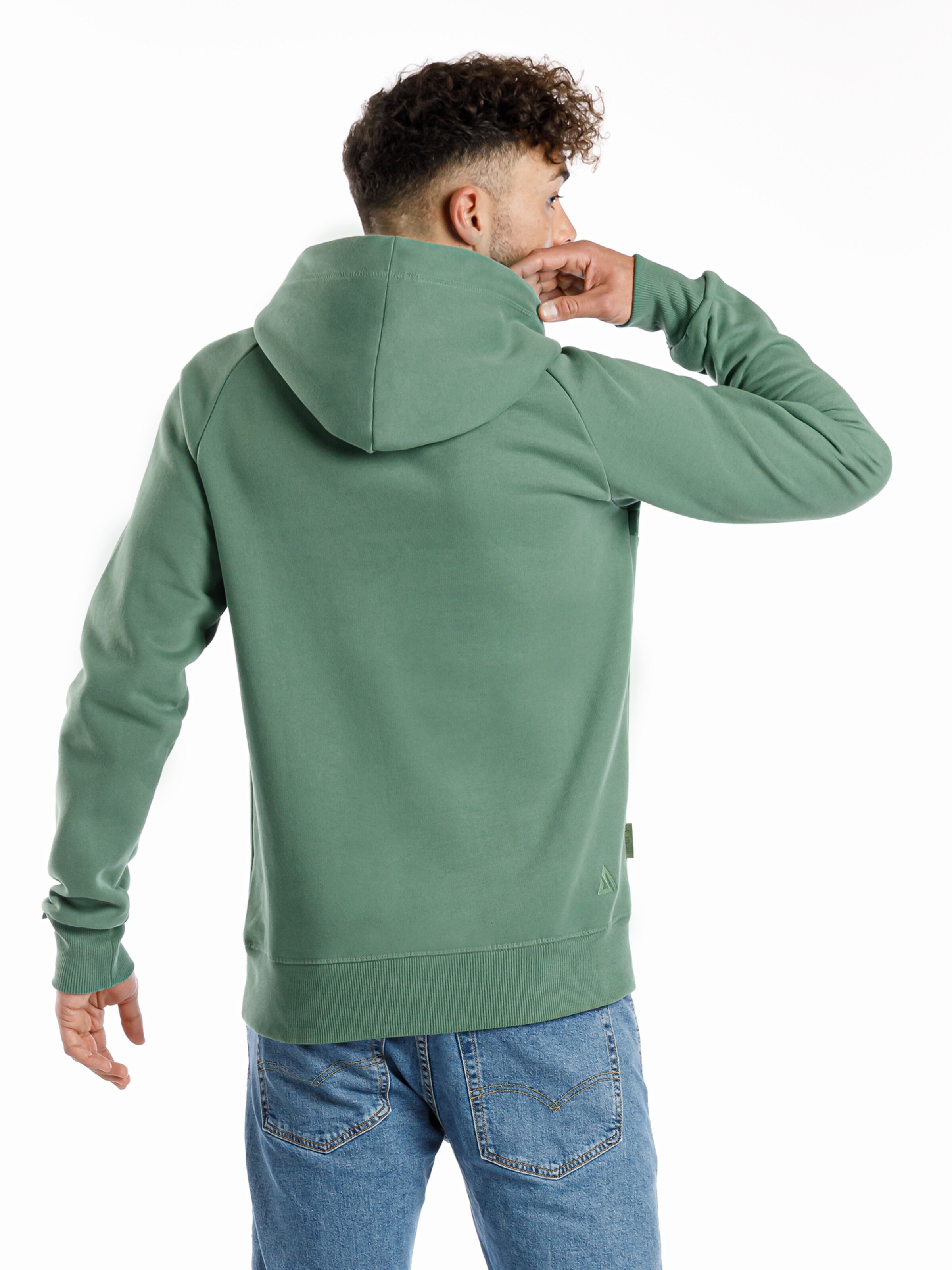 SPITZBUB Sweatshirt 'Street Unframed' in Grün