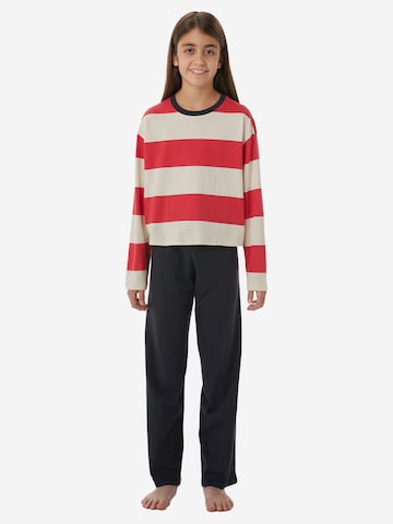 Pyjama ' Nightwear ' SCHIESSER en bleu : devant