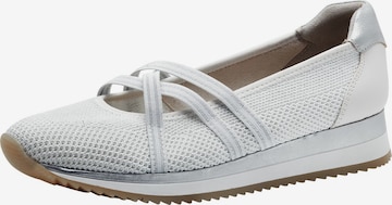 Ballerines JANA en blanc : devant