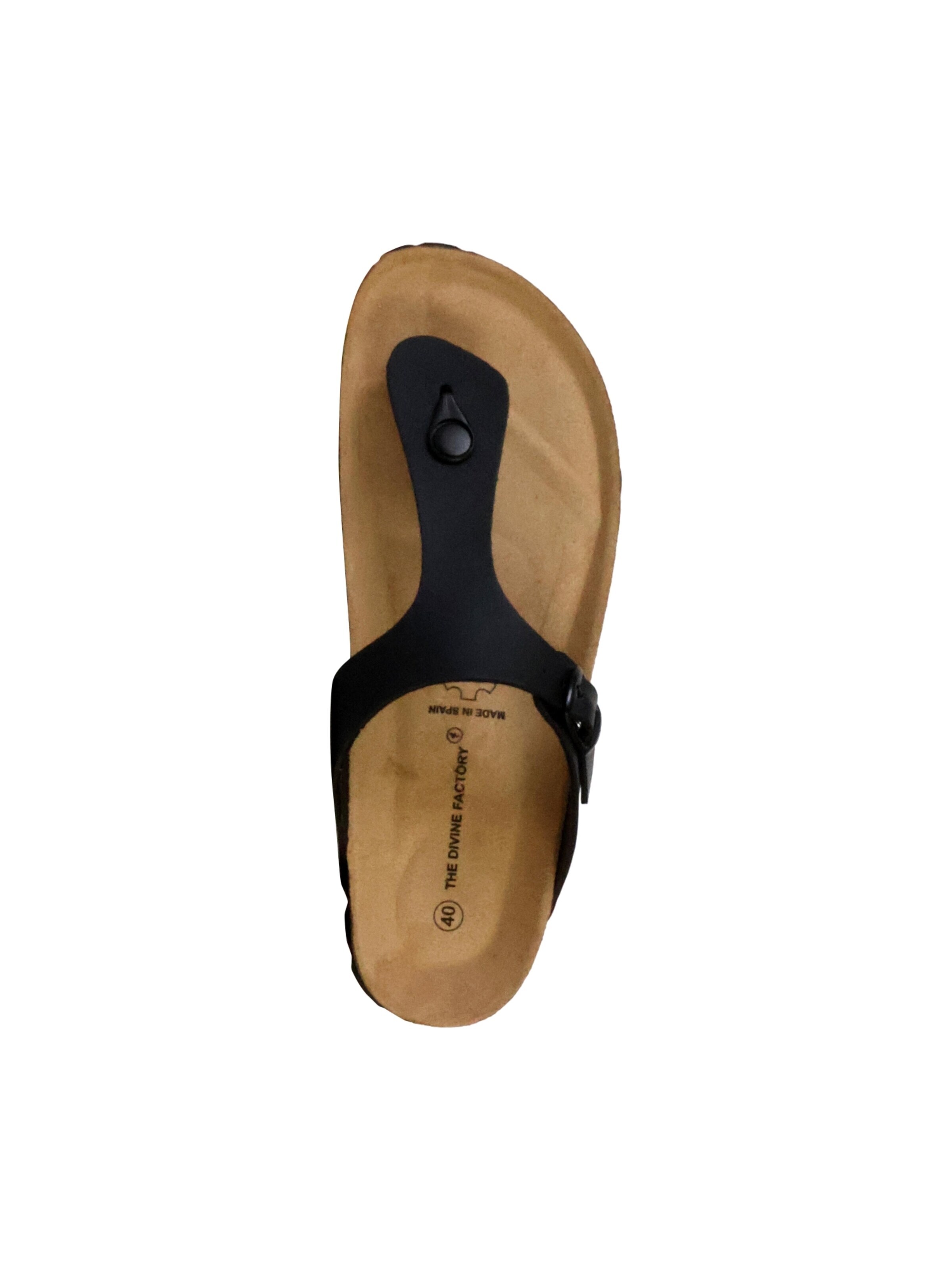 Zoccoletto 'Leder-Pantoletten „Joy“' di The Divine Factory in nero