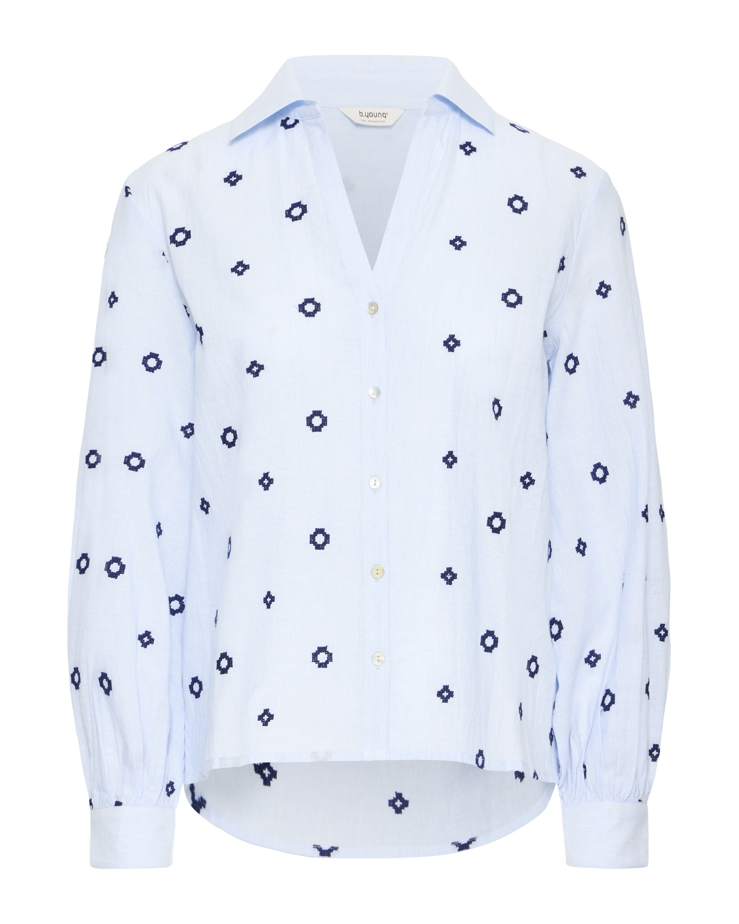 Chemisier b.young en bleu : devant