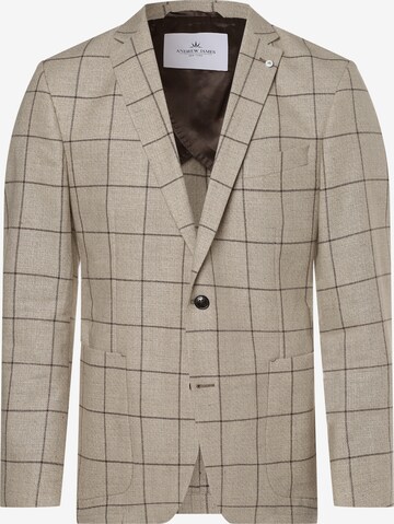 Andrew James Suit Jacket ' Brayden-HL' in Beige: front