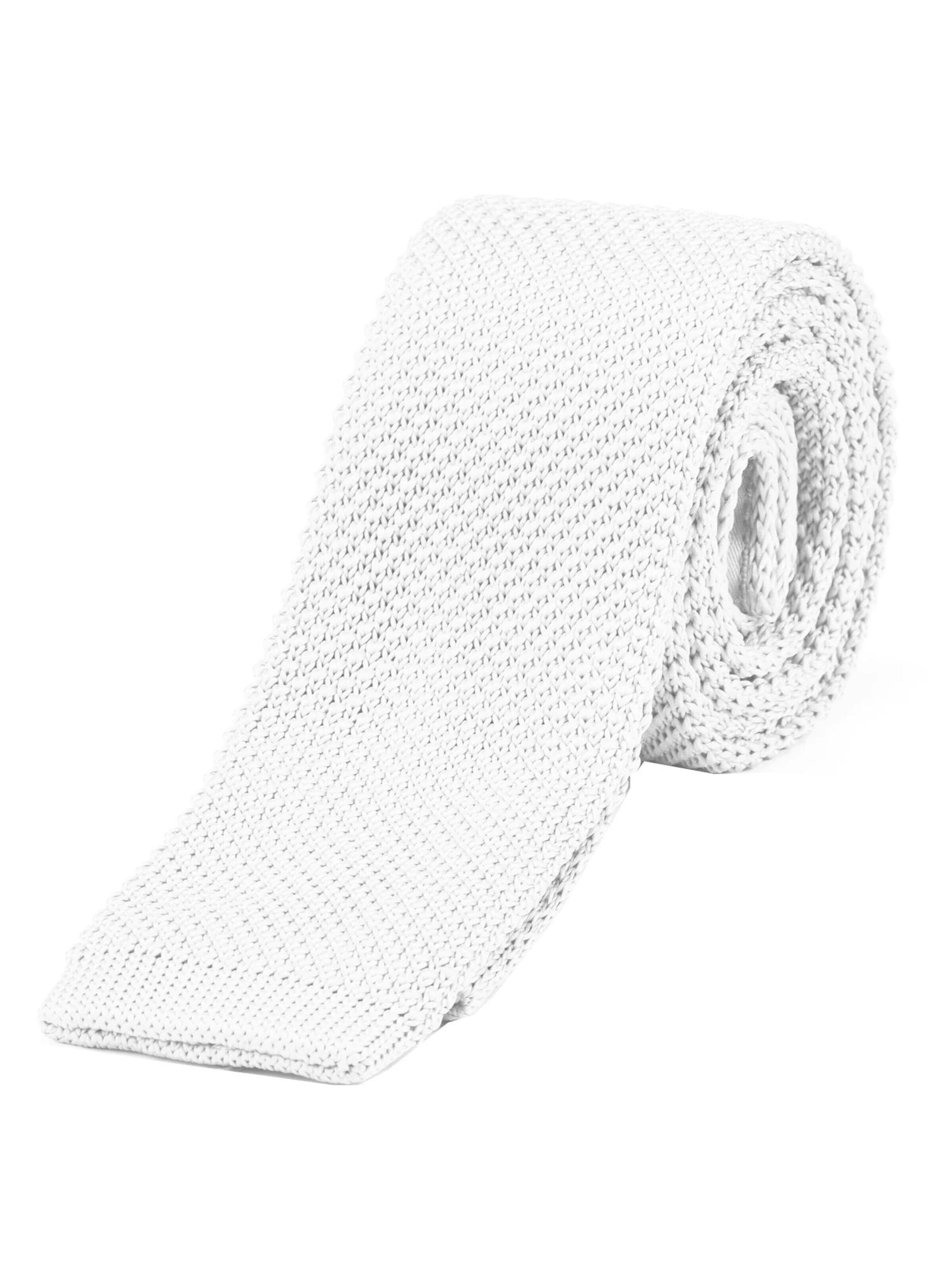 DonDon Tie in White: front