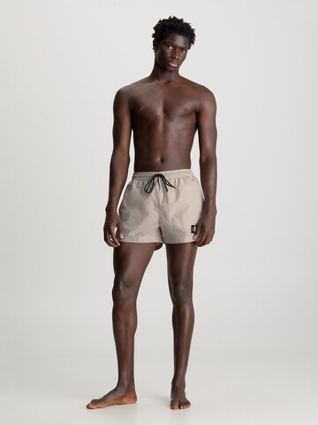 Shorts de bain Calvin Klein Swimwear en gris