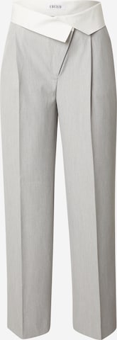 EDITED Loose fit Pleated Pants 'Martine' in Grey: front