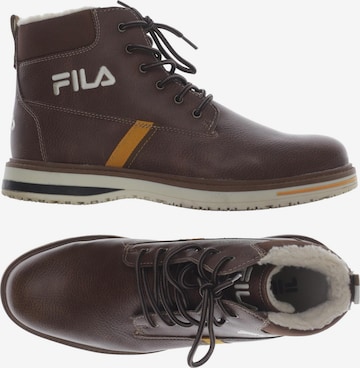 FILA Stiefel 44 in Braun: predná strana