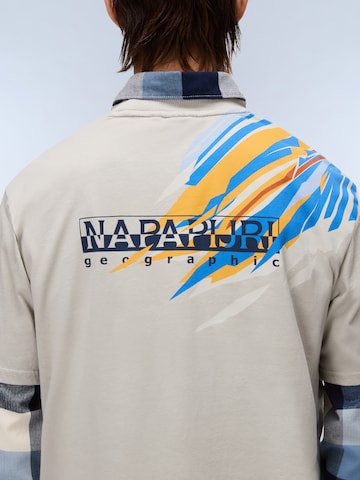 NAPAPIJRI Μπλουζάκι 'Fiemme' σε γκρι