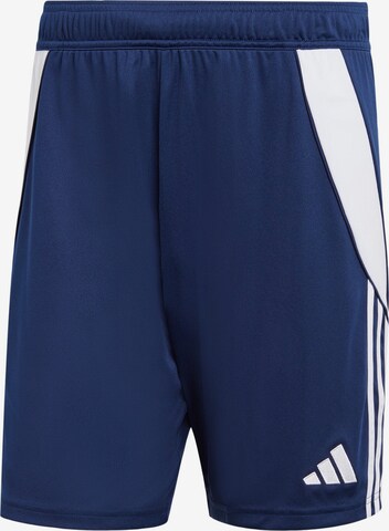 Regular Pantalon de sport 'Tiro 24' ADIDAS PERFORMANCE en bleu : devant